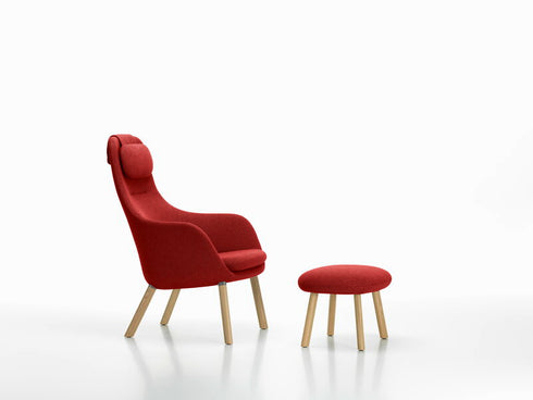 HAL Lounge Chair with Loose Cushion / Oak